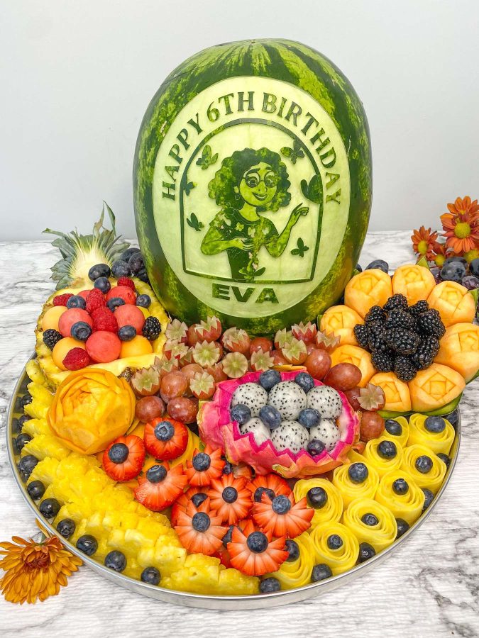 One in a Melon (Large w/Watermelon Carving)