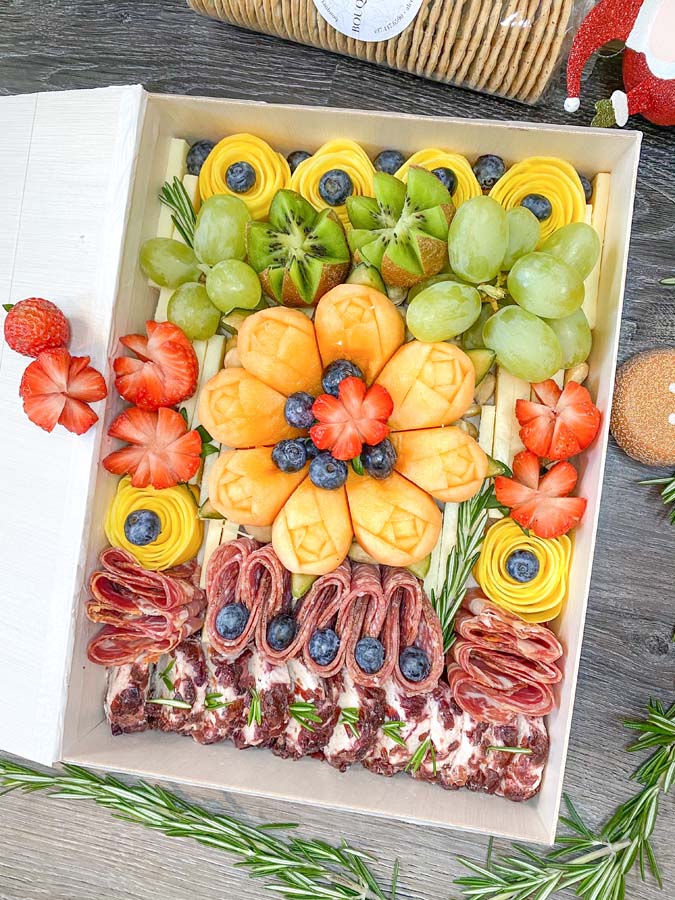 Couples Picnic #6 Charcuterie Box - Bouquet Appetit Quincy MA