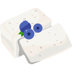 Goat Cheese with Blueberry